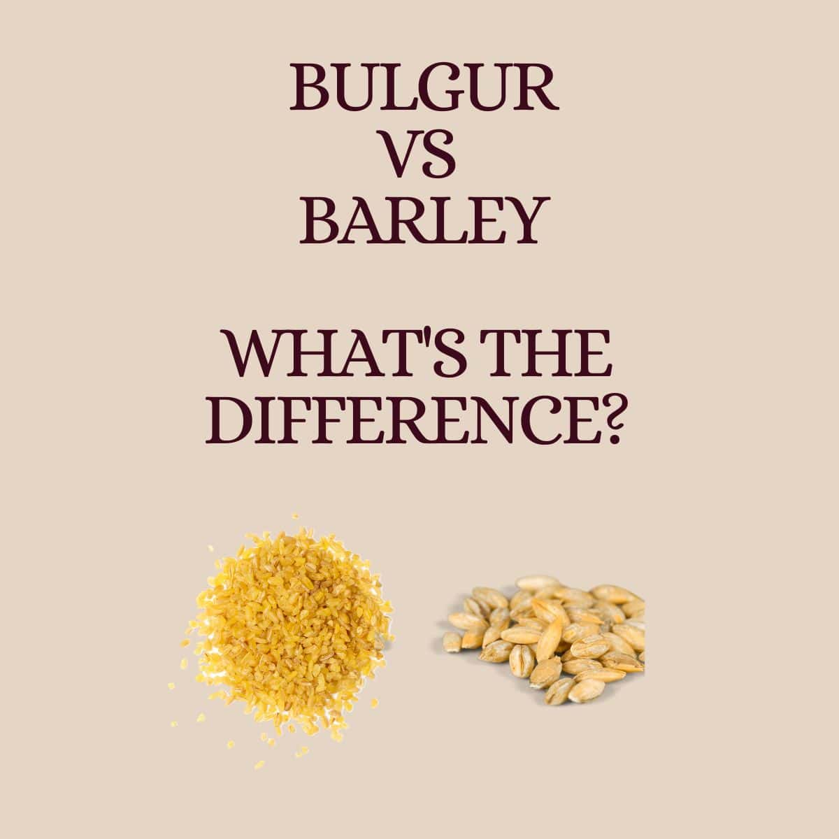 comparison of bulgur vs. barley