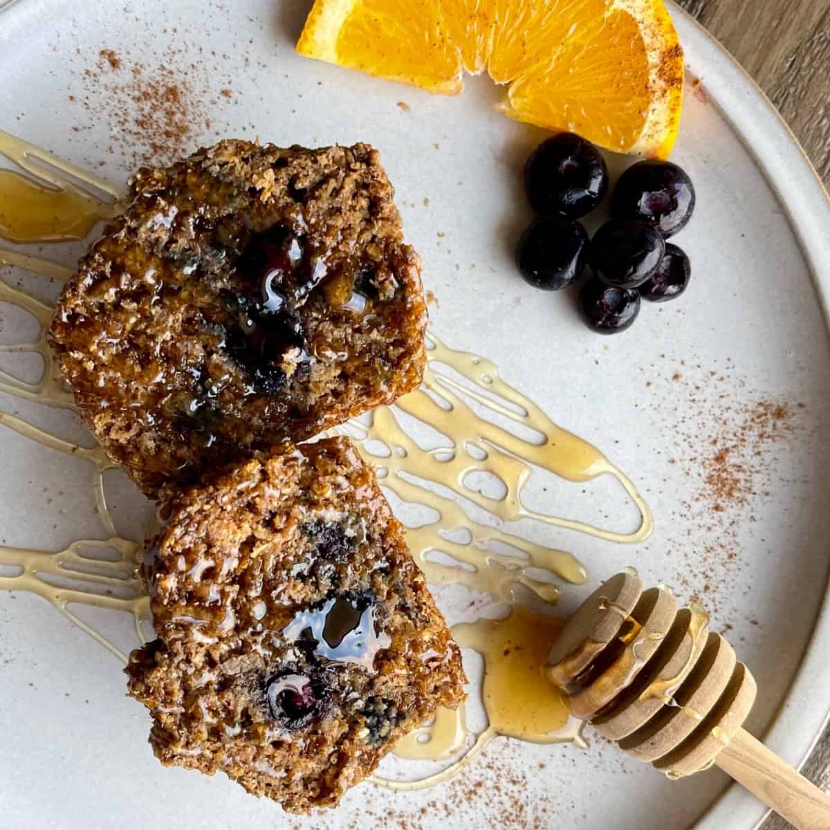 Blueberry Applesauce Bran Muffin Recipe