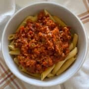Healthy Bolognese with Turkey Recipe