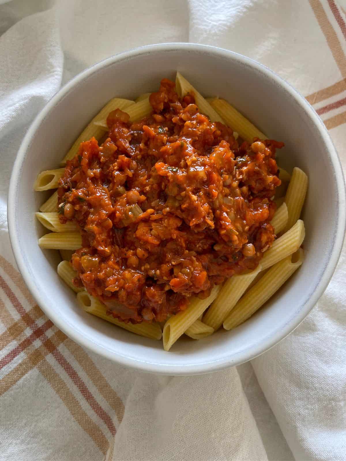 Healthy turkey bolognese recipe