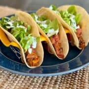 Lentil Turkey Bacon Tacos