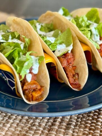 Lentil Turkey Bacon Tacos