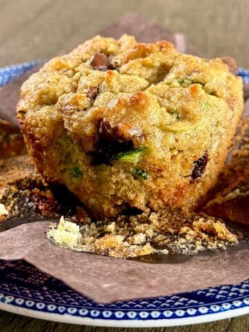 Gluten Free Chocolate Zucchini Muffin