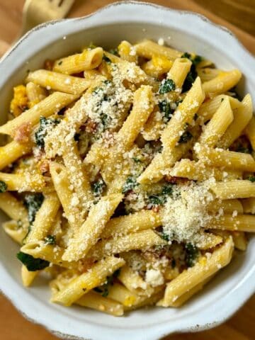 Butternut Squash Kale Pasta